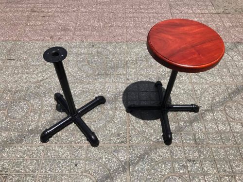 SBG58002 - Set bàn ghế gỗ chân ống nước mẫu 2