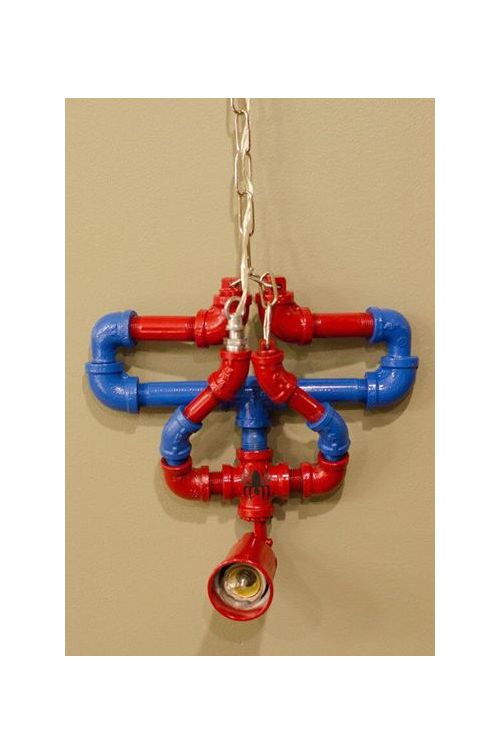 TTNT58013- Chân đèn ống nước người nhện